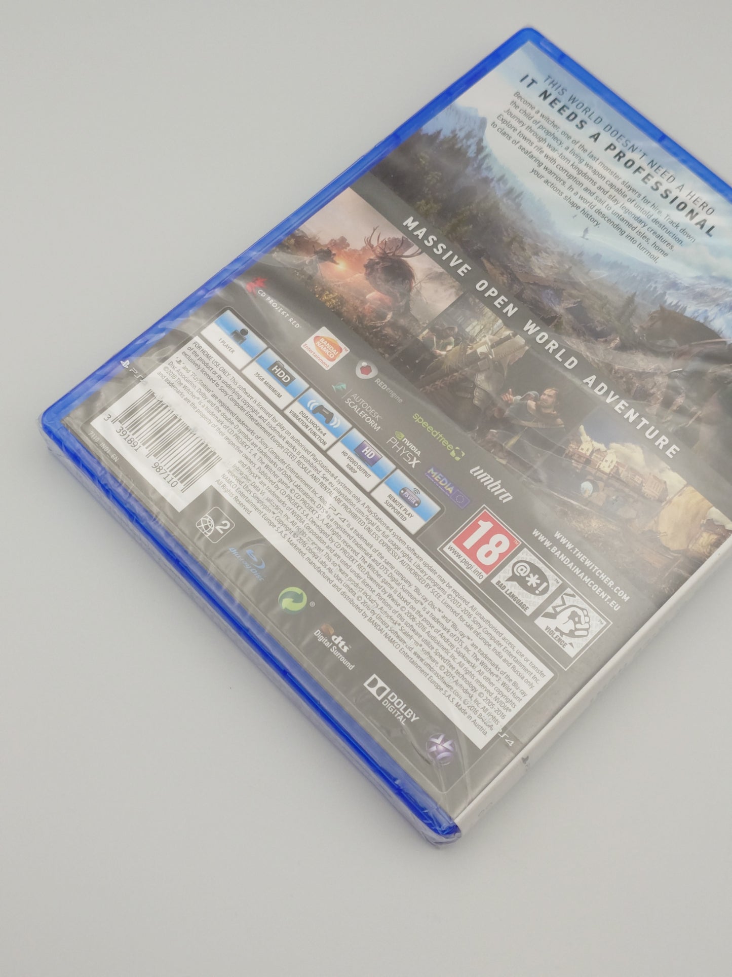 The Witcher III: Wild Hunt (PS4, UK PAL) – Factory Sealed