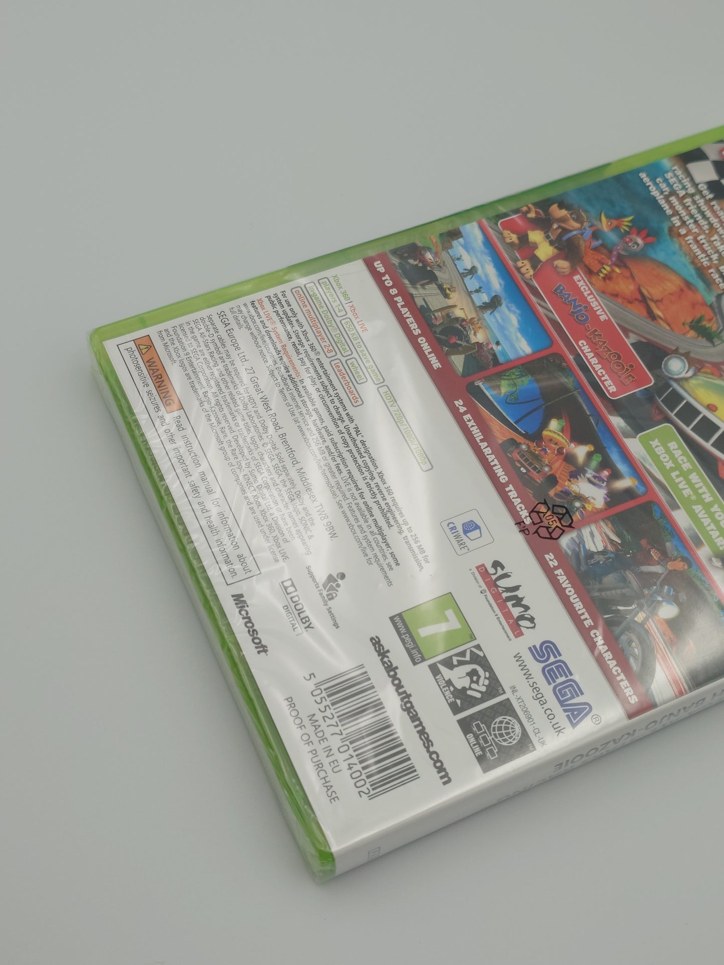 Sonic & SEGA All-Stars Racing with Banjo-Kazooie (Xbox 360 Classics, PAL) – Factory Sealed