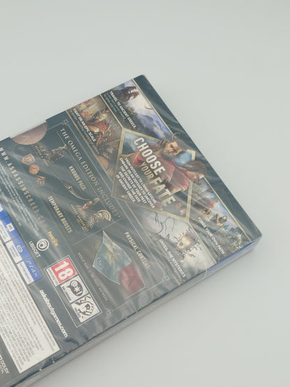 Assassin's Creed Odyssey – Omega Edition with Custom Acrylic Display Case (PS4, UK PAL) – Factory Sealed