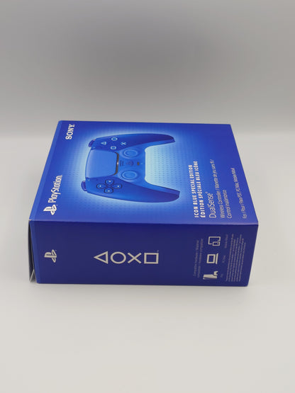 PlayStation 5 DualSense Wireless Controller - Walmart Exclusive Icon Blue Special Edition (PS5) - Factory Sealed