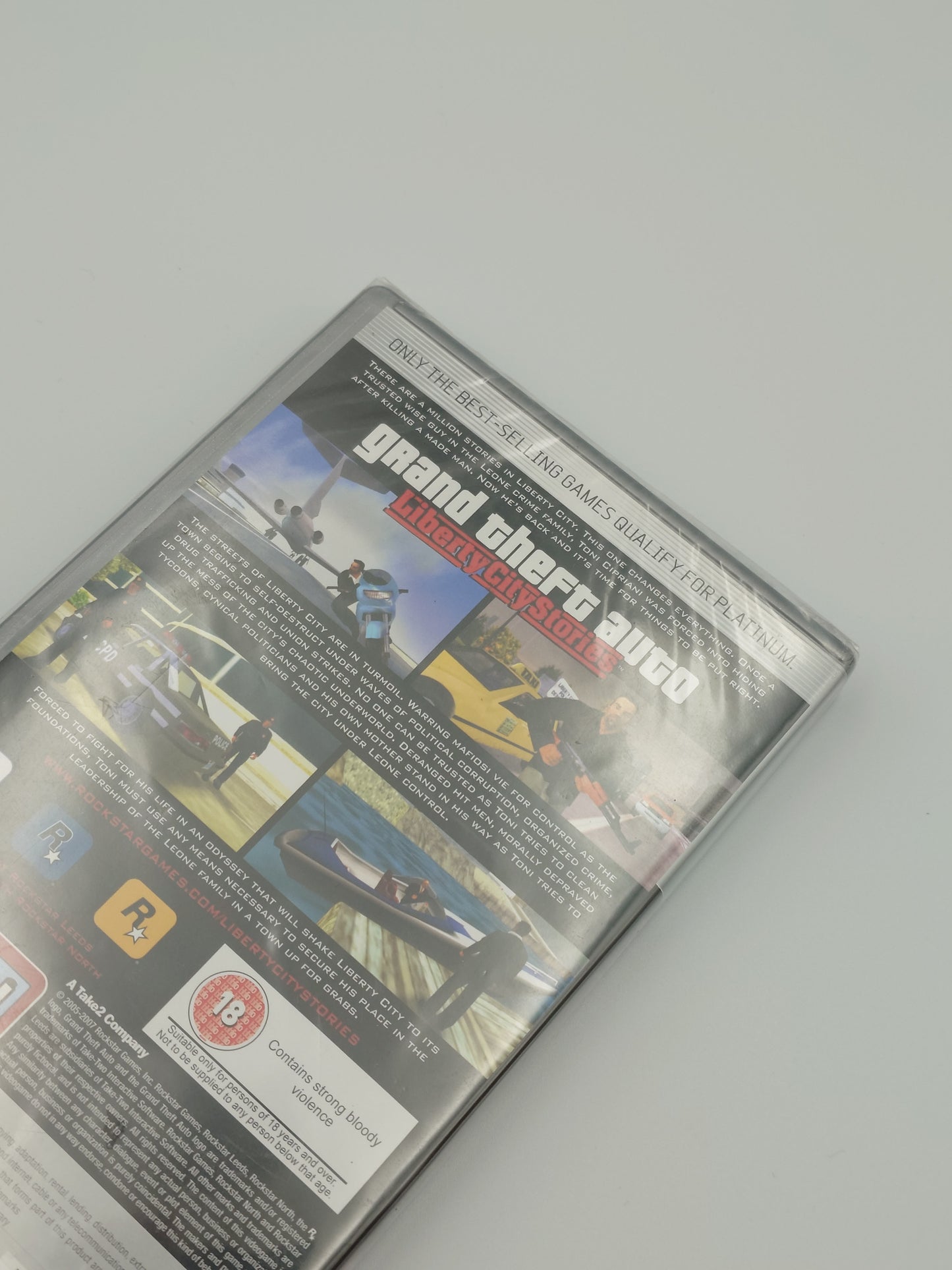 Grand Theft Auto: Liberty City Stories (PSP Platinum, UK PAL) – Factory Sealed