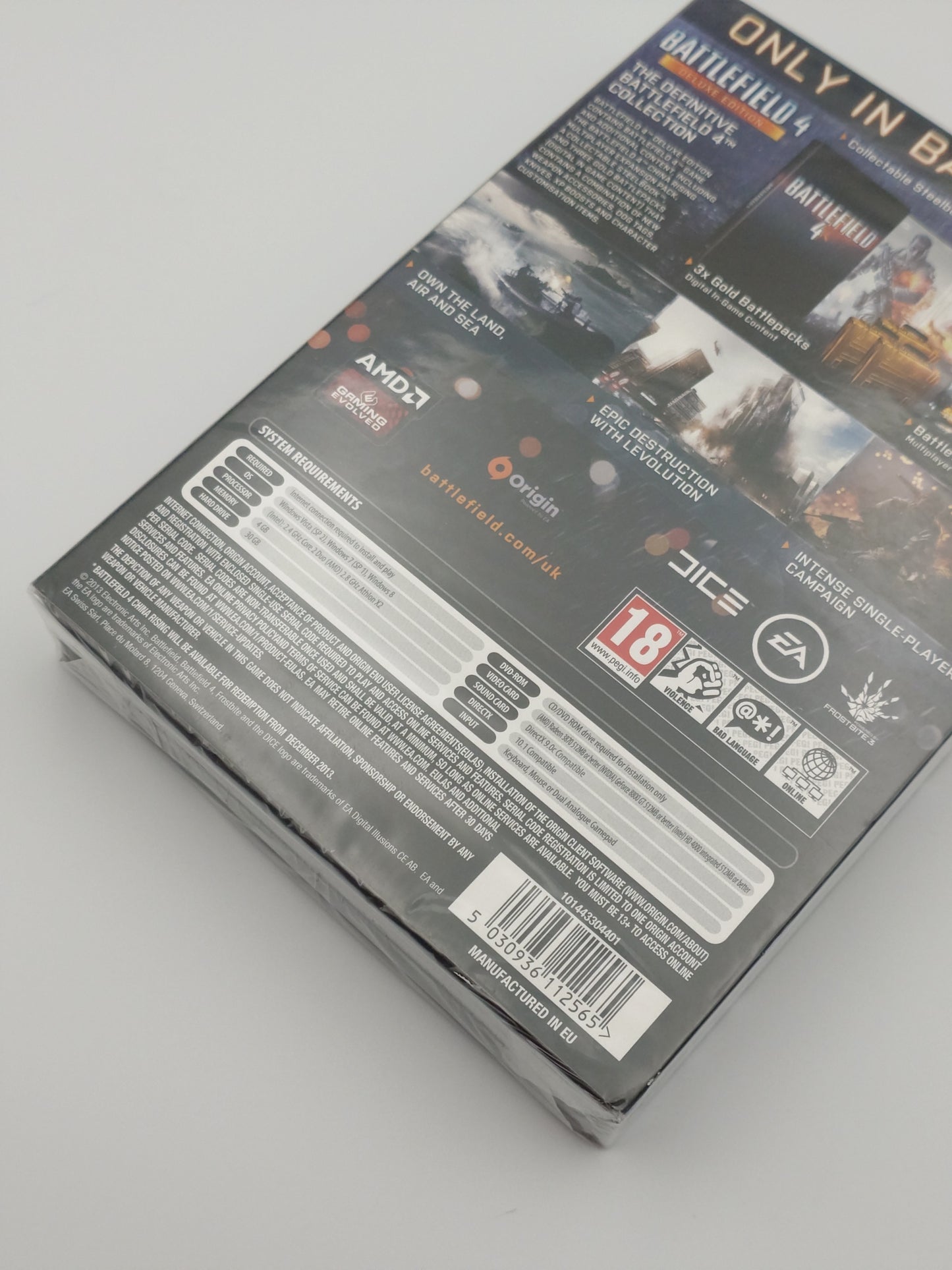 Battlefield 4 – Deluxe Edition (PC, UK PAL) – Factory Sealed