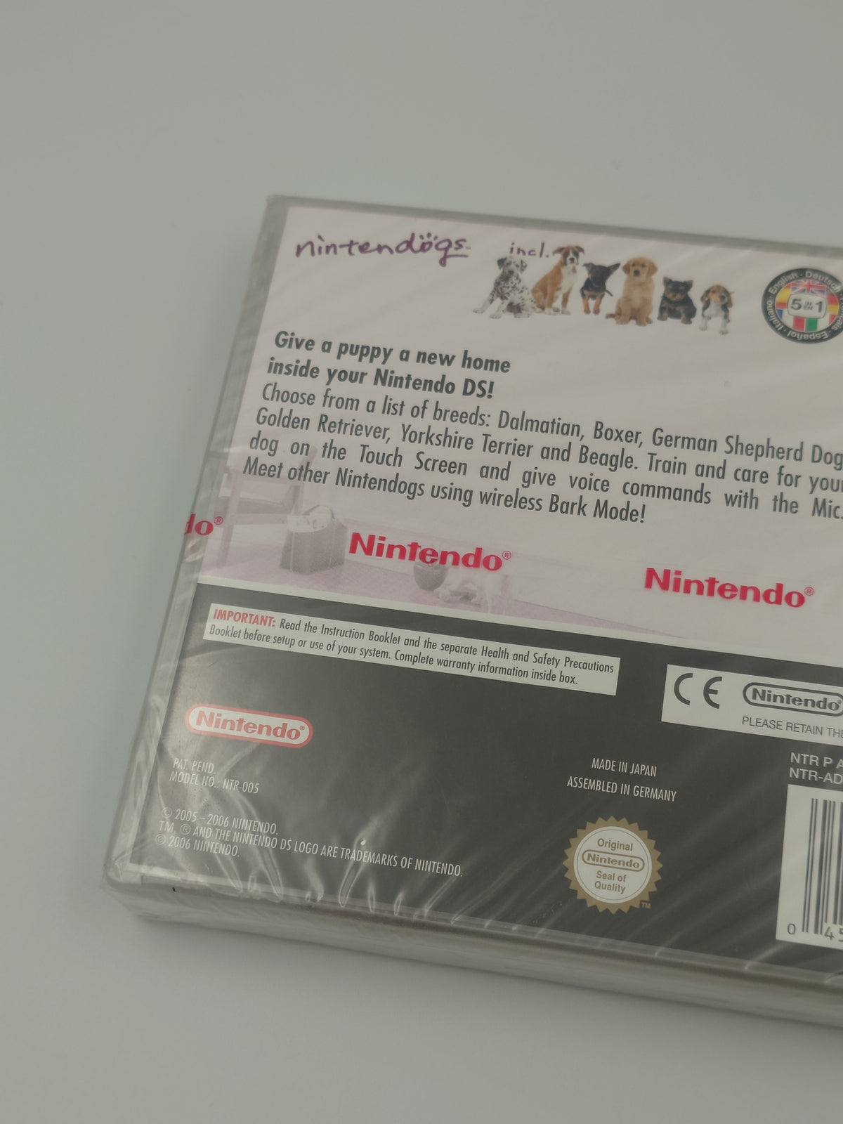 Nintendogs: Dalmatian & Friends (Nintendo DS, UK PAL) - Factory Sealed