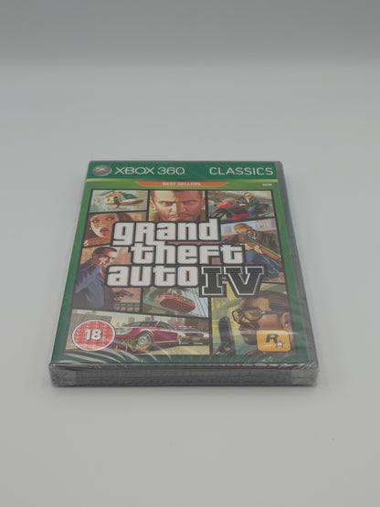 Grand Theft Auto IV (Xbox 360 Classics, PAL) – Factory Sealed