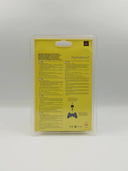 PlayStation 2 DualShock 2 Controller - Black (PS2, PAL) - Factory Sealed