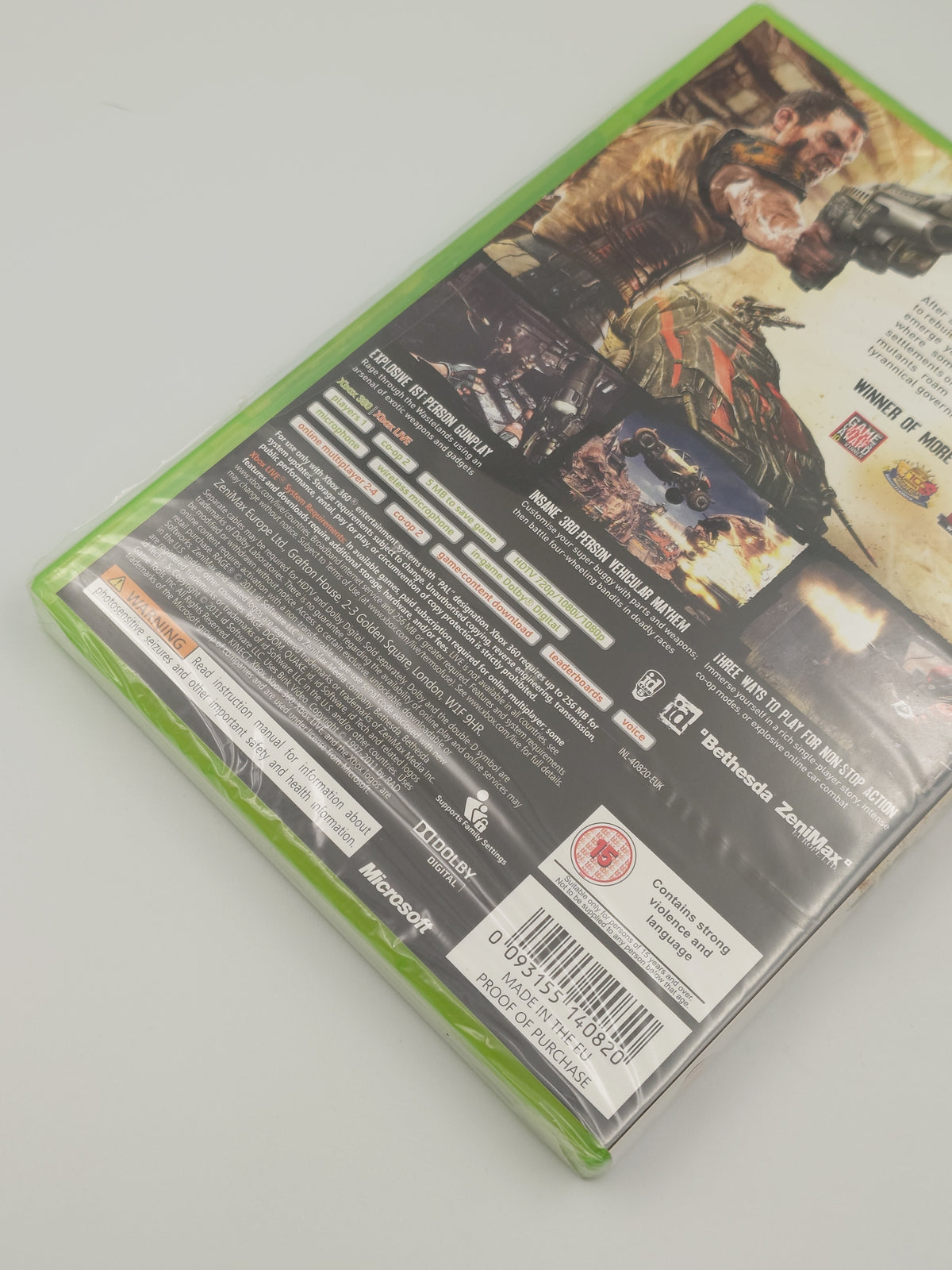 Rage (Xbox 360, PAL) - Factory Sealed