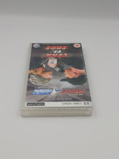 The Best of RAW & SmackDown - Volume 3: Cena vs. Edge (PSP UMD Video, PAL) - Factory Sealed