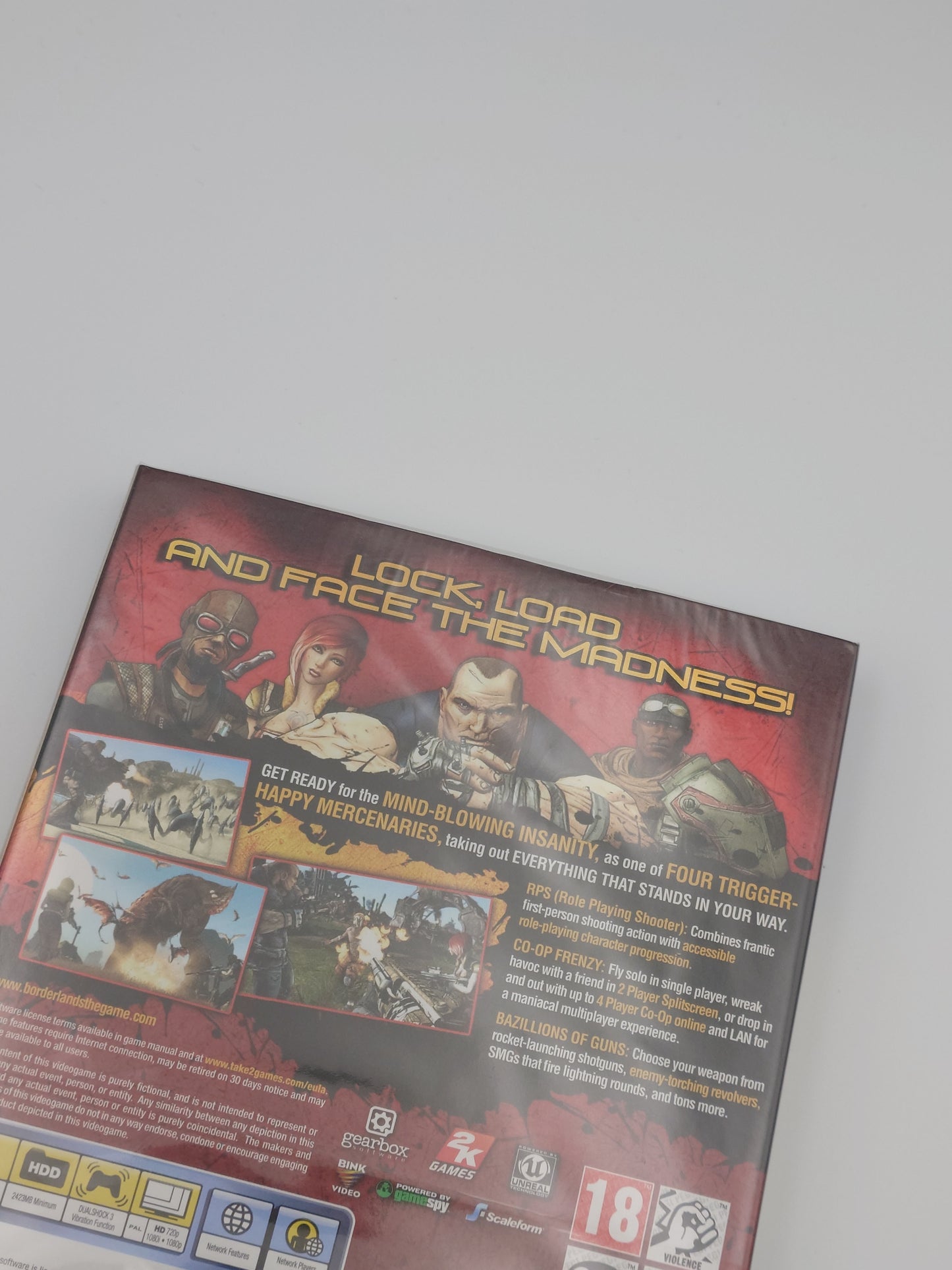 Borderlands – Slipcover Variant (PS3, UK PAL) – Factory Sealed