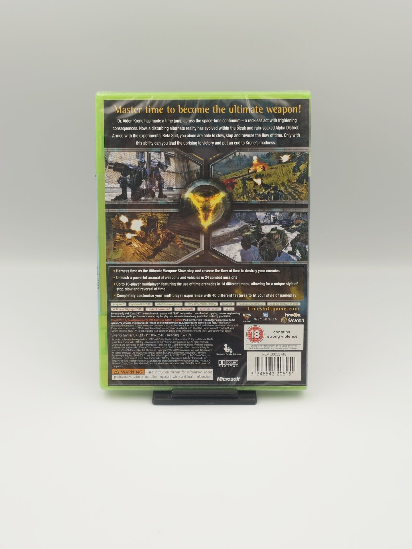 TimeShift (Xbox 360, PAL) - Factory Sealed