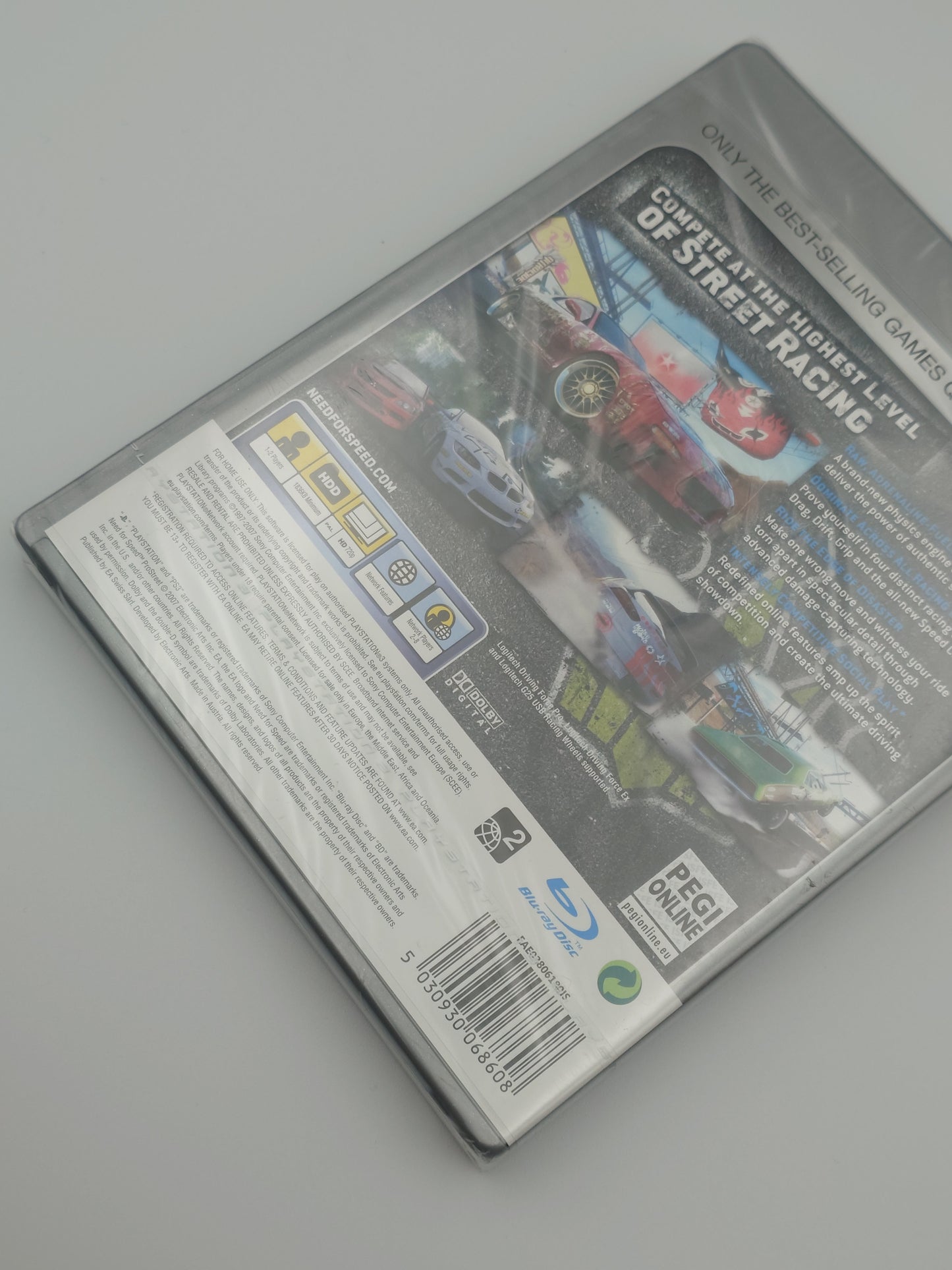 Need for Speed: Pro Street (PS3 Platinum, UK PAL) – Factory Sealed