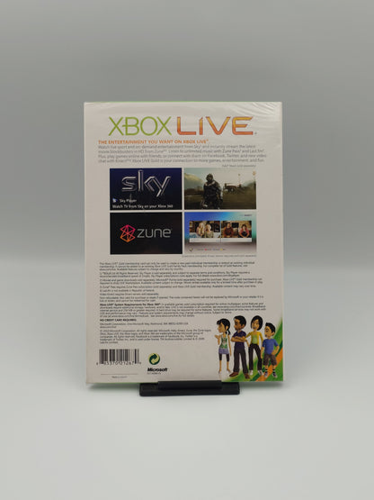 Xbox Live 3 Month Gold Membership (Xbox 360, PAL) - Factory Sealed