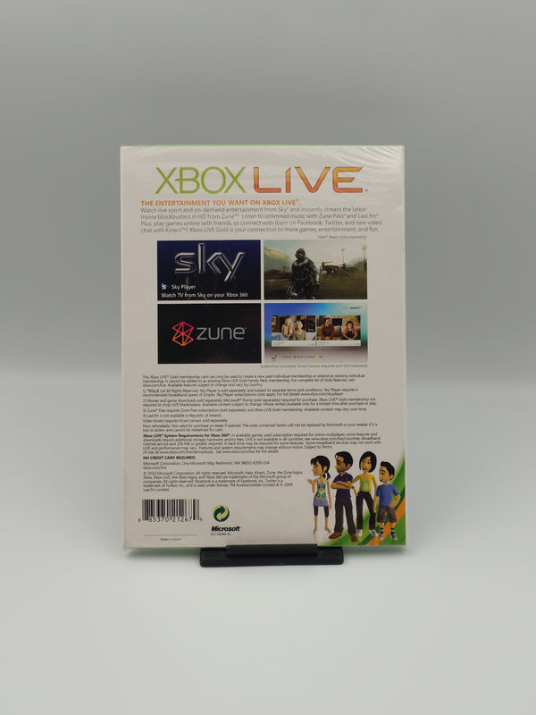 Xbox Live 3 Month Gold Membership (Xbox 360, PAL) - Factory Sealed