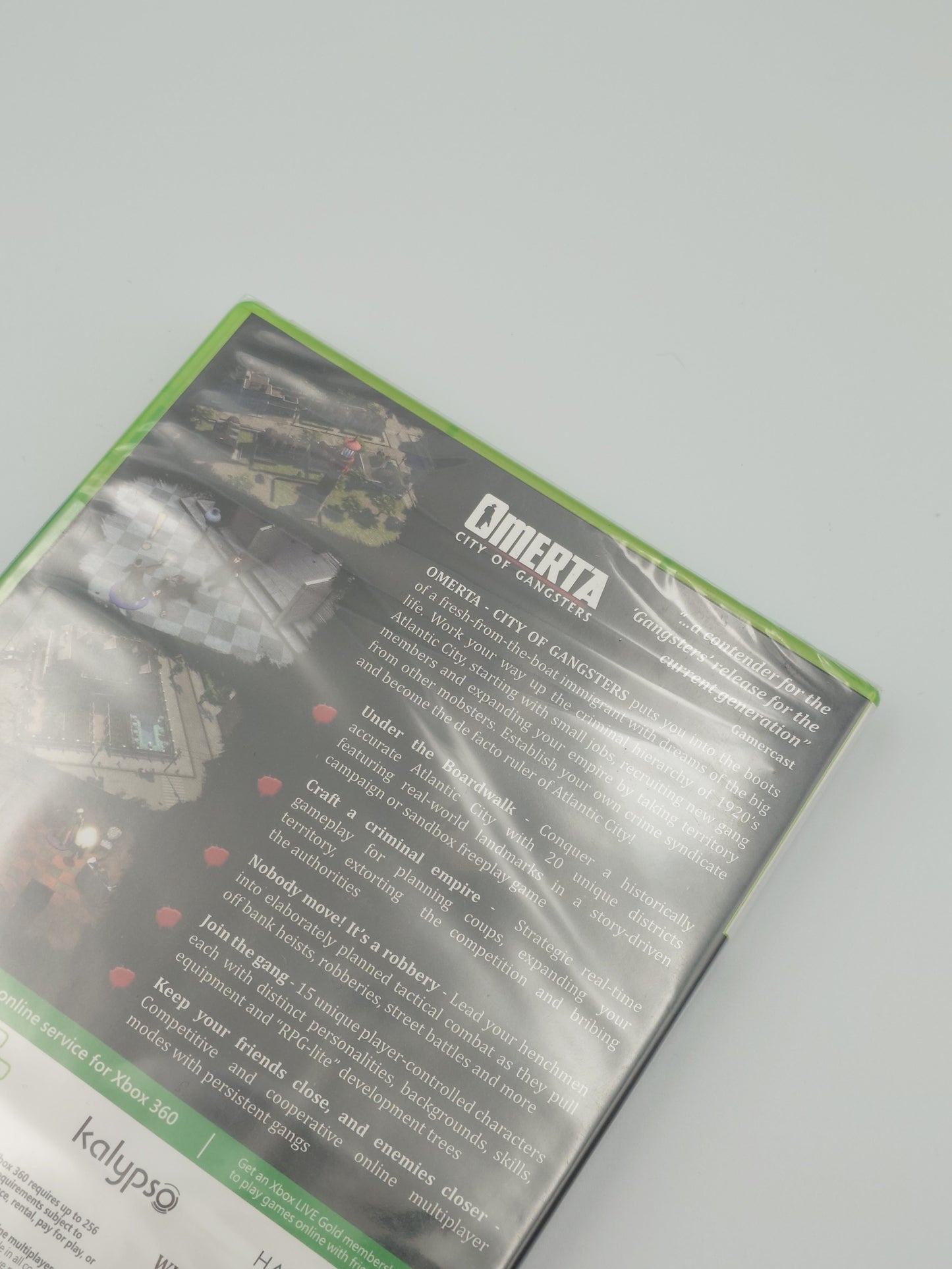 Omerta: City of Gangsters (Xbox 360, PAL) – Factory Sealed