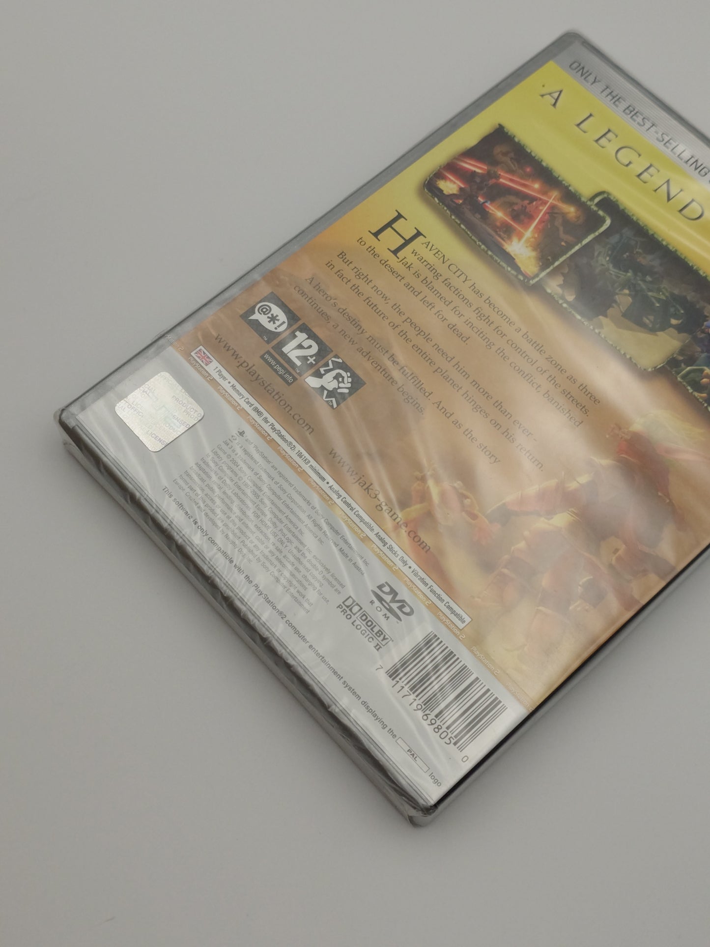 Jak 3 (PS2 Platinum, UK PAL) – Factory Sealed