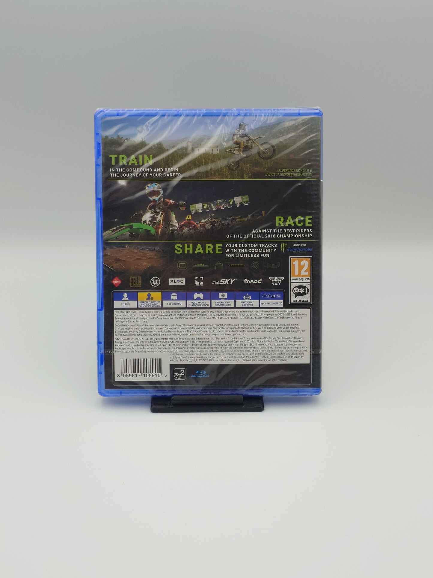 Monster Energy Supercross 2: The Official Videogame (PS4, UK PAL) – Factory Sealed