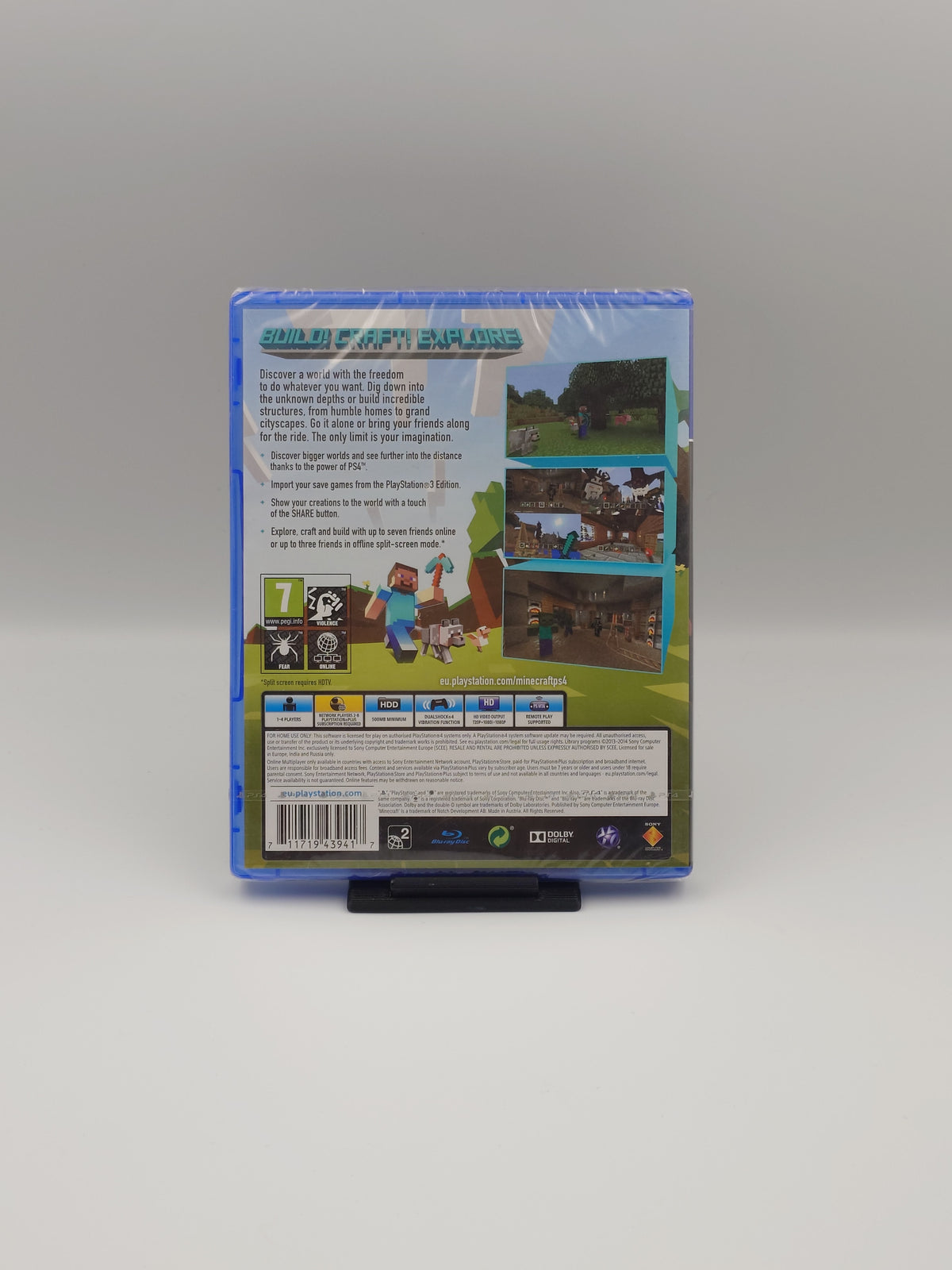 Minecraft: PlayStation 4 Edition (PS4, UK PAL) - Factory Sealed