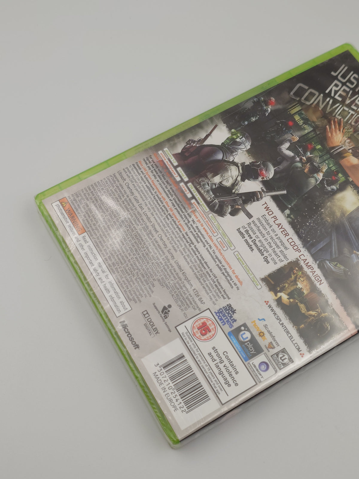 Tom Clancy's Splinter Cell: Conviction (Xbox 360, PAL) - Factory Sealed