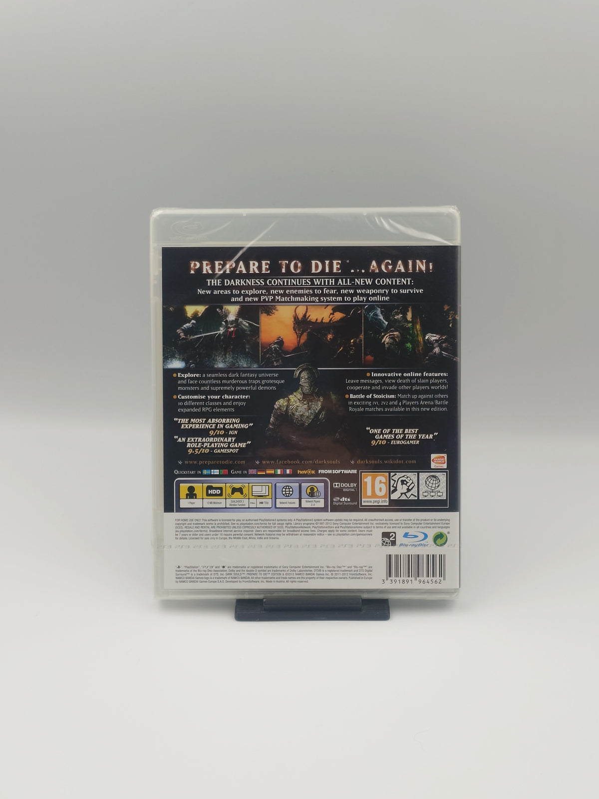 Dark Souls: Prepare to Die Edition (PS3, UK PAL) - Factory Sealed