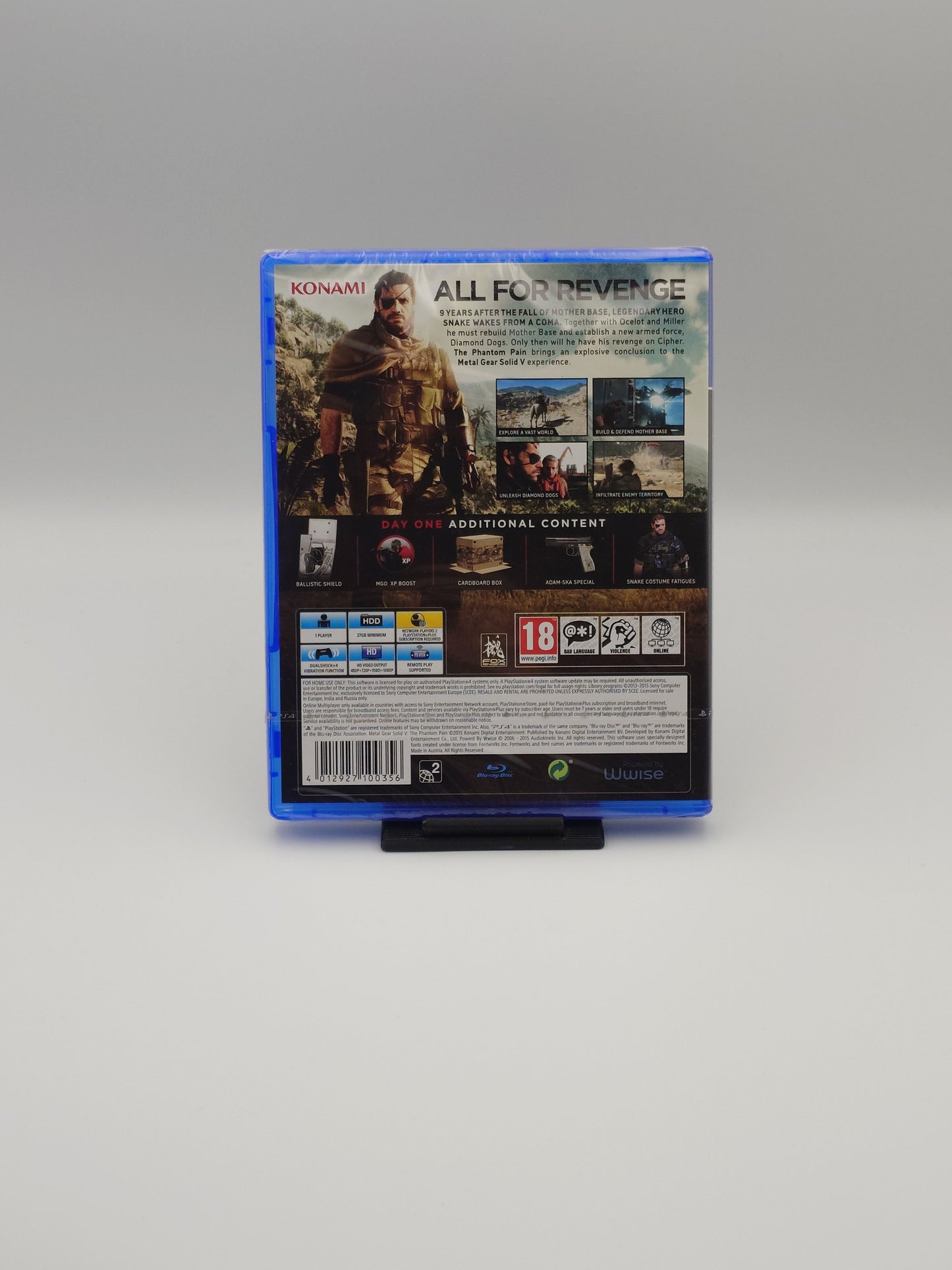 Metal Gear Solid V: The Phantom Pain – Day One Edition (PS4, UK PAL) – Factory Sealed