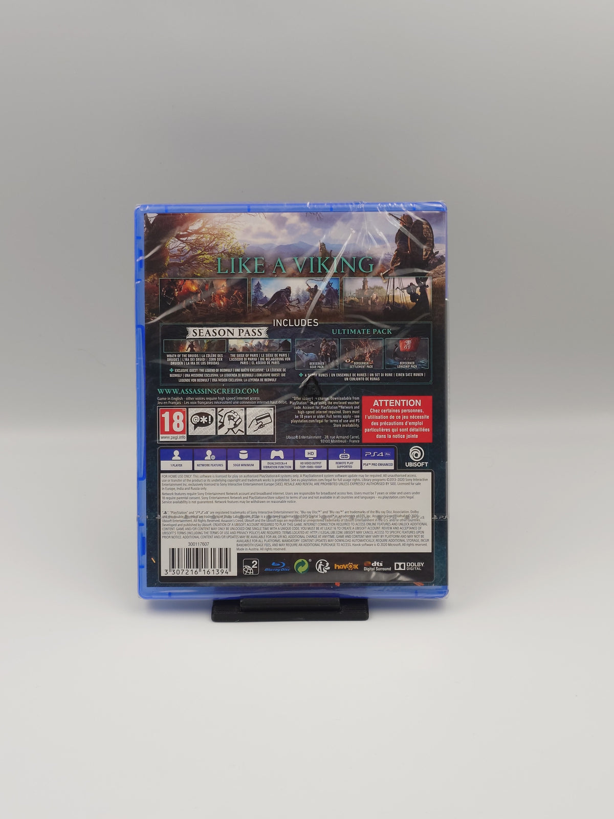 Assassin’s Creed Valhalla - Ultimate Edition (PS4, PAL) - Factory Sealed