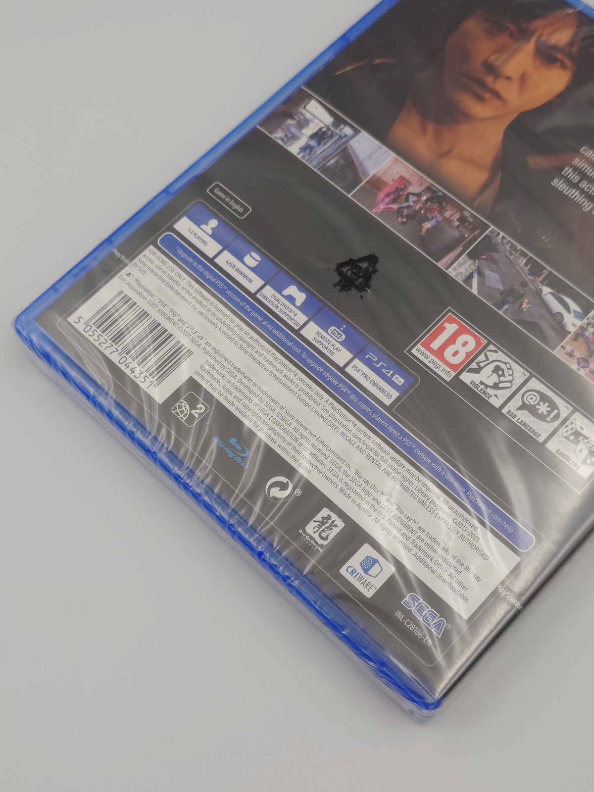Lost Judgment (PS4, UK PAL) - Factory Sealed