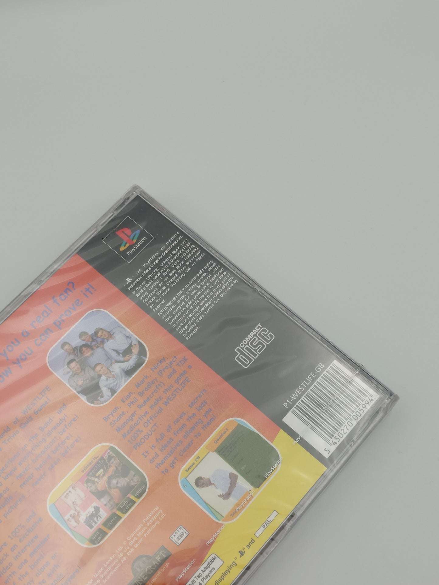 Westlife: Fan-O-Mania (PS1, UK PAL) – Factory Sealed