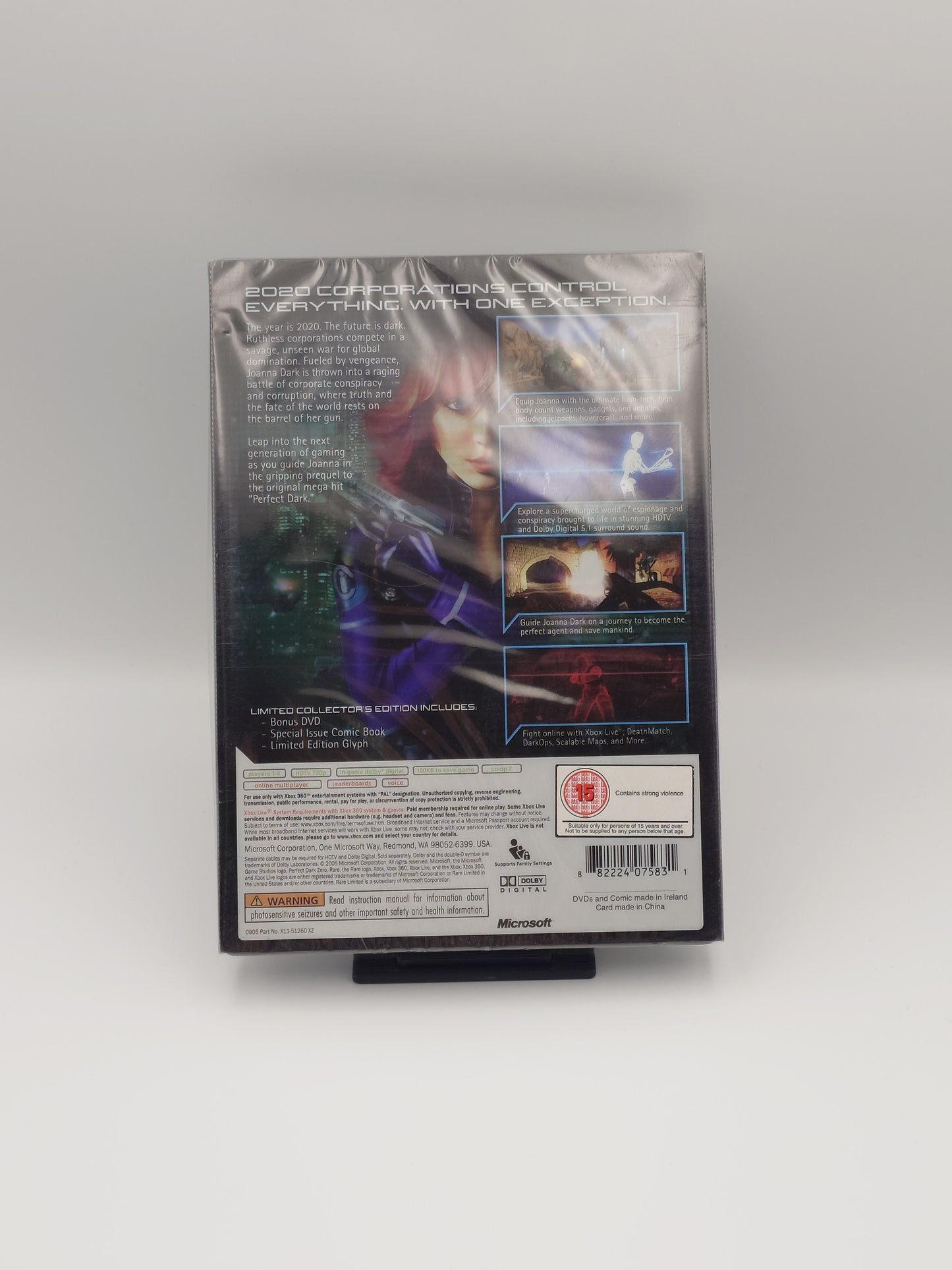 Perfect Dark Zero – Limited Collector's Edition (Xbox 360, PAL) – Factory Sealed