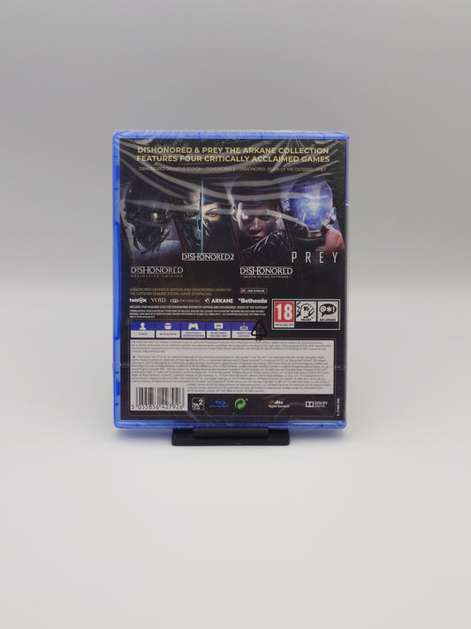 Dishonored & Prey: The Arkane Collection (PS4, UK PAL) – Factory Sealed