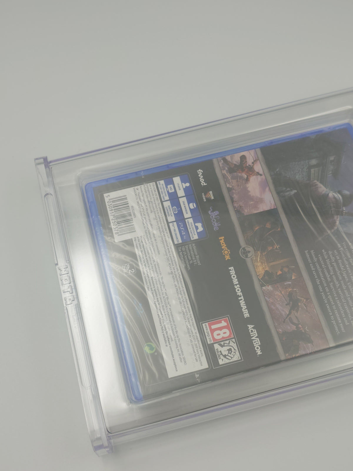 Sekiro: Shadows Die Twice (PS4, UK PAL, Factory Sealed) - PSA Graded 9.8 A++