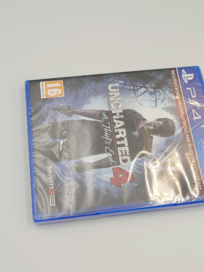 Uncharted 4: A Thief’s End - Reversible Cover (PS4, UK PAL) – Factory Sealed