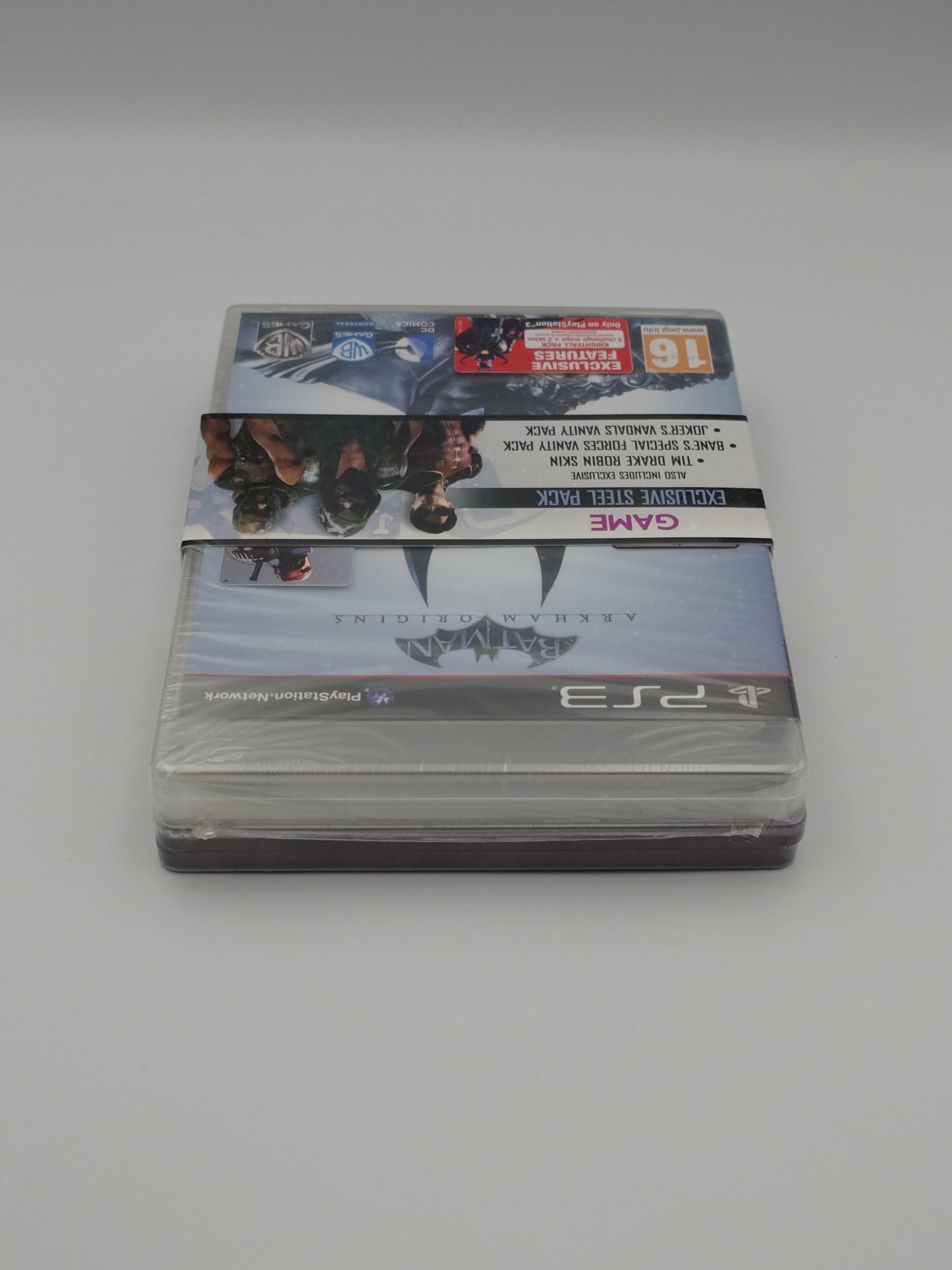 Batman: Arkham Origins – Game Exclusive Steel Pack (PS3, UK PAL) – Factory Sealed