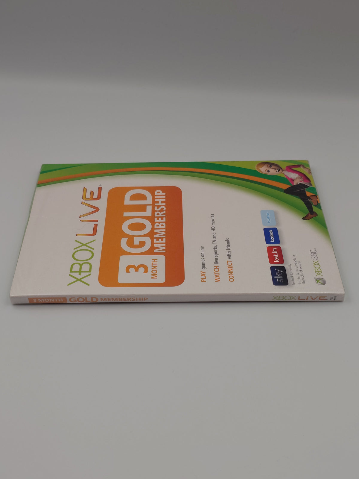 Xbox Live 3 Month Gold Membership (Xbox 360, PAL) - Factory Sealed