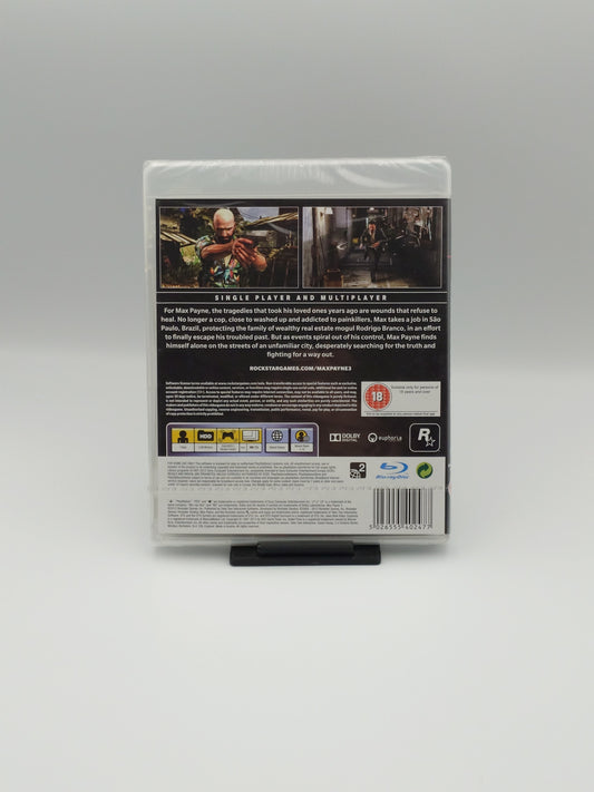 Max Payne 3 (PS3, UK PAL) – Factory Sealed