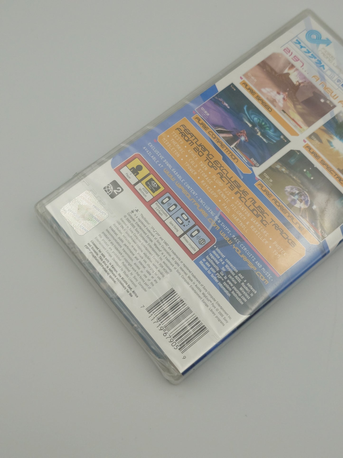 Wipeout Pure (PSP, UK PAL) – Factory Sealed