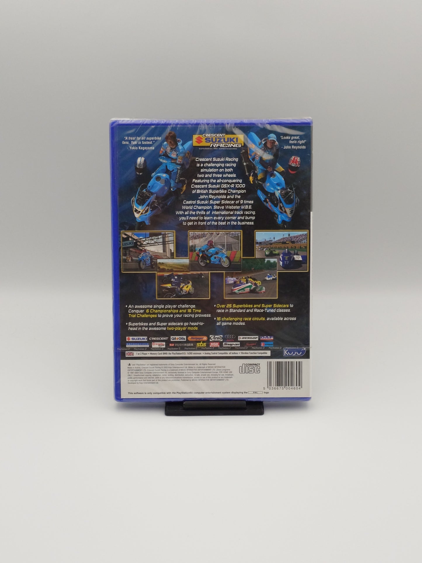Crescent Suzuki Racing: Superbikes and Super Sidecars (PS2, UK PAL) – Factory Sealed