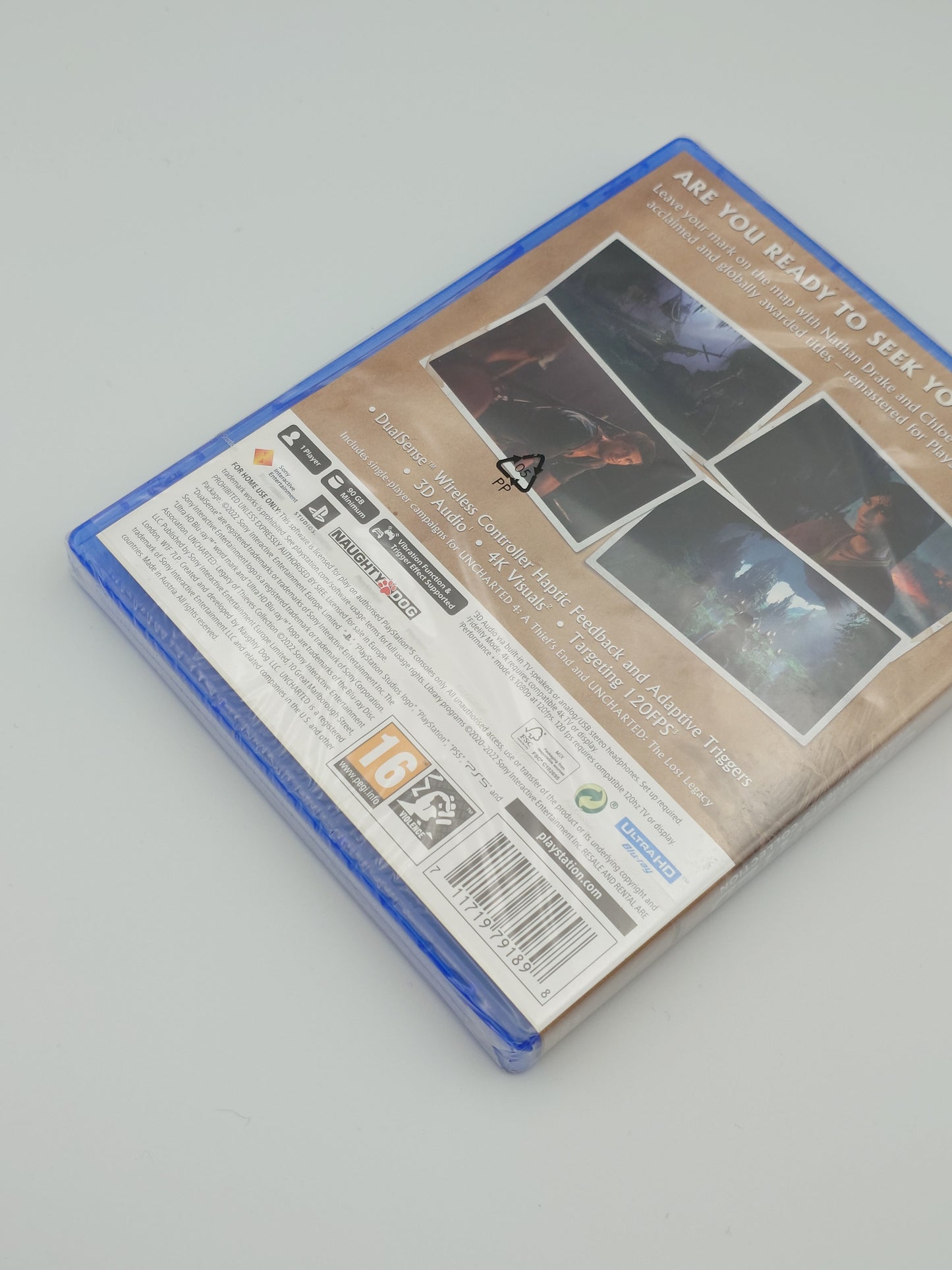 Uncharted: Legacy of Thieves Collection (PS5, UK PAL) – Factory Sealed