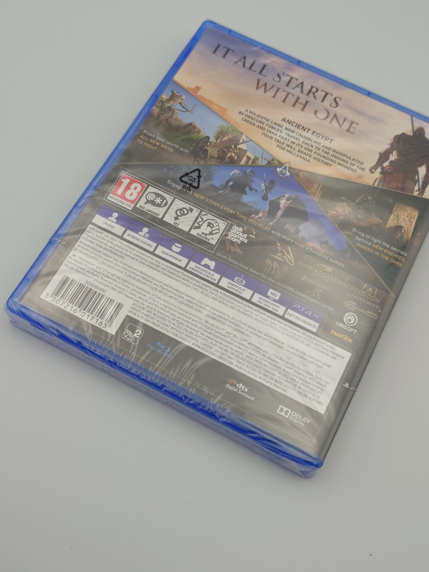 Assassin's Creed Origins (PS4, UK PAL) – Factory Sealed