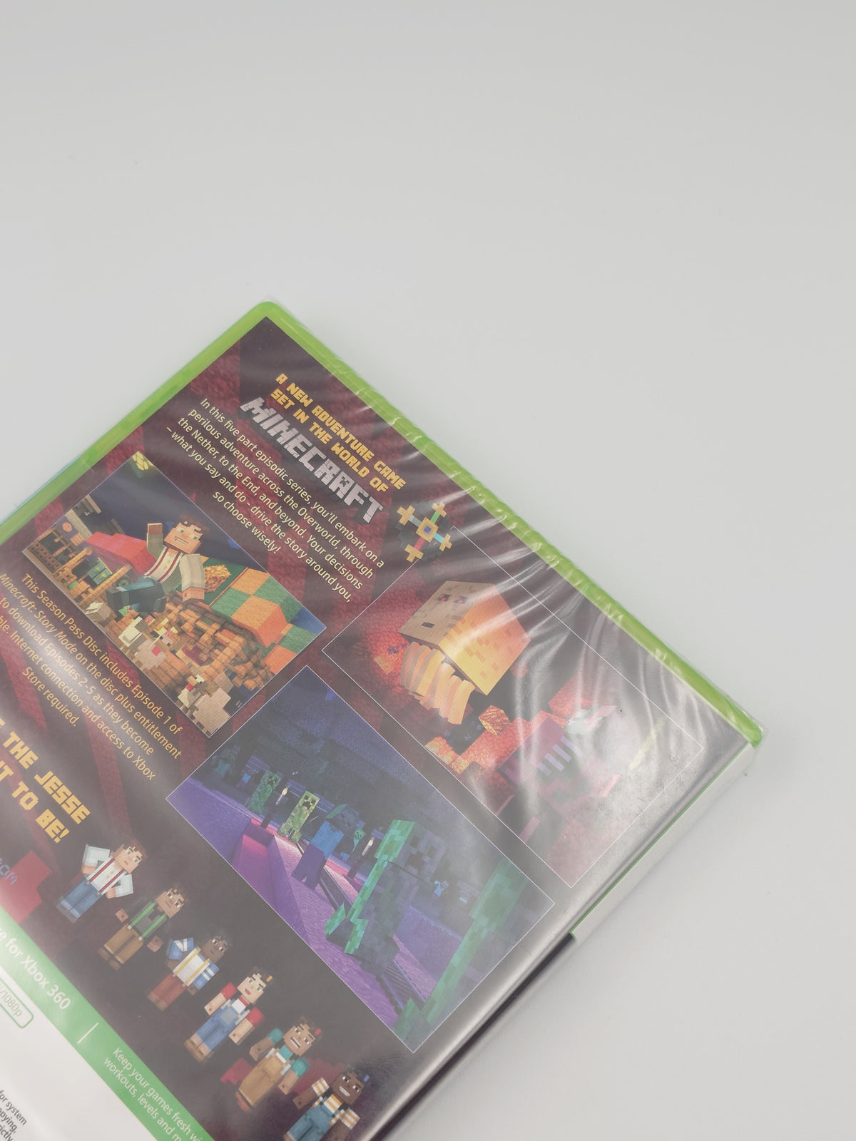 Minecraft: Story Mode - A Telltale Games Series - Season Pass Disc (Xbox 360, PAL) - Factory Sealed