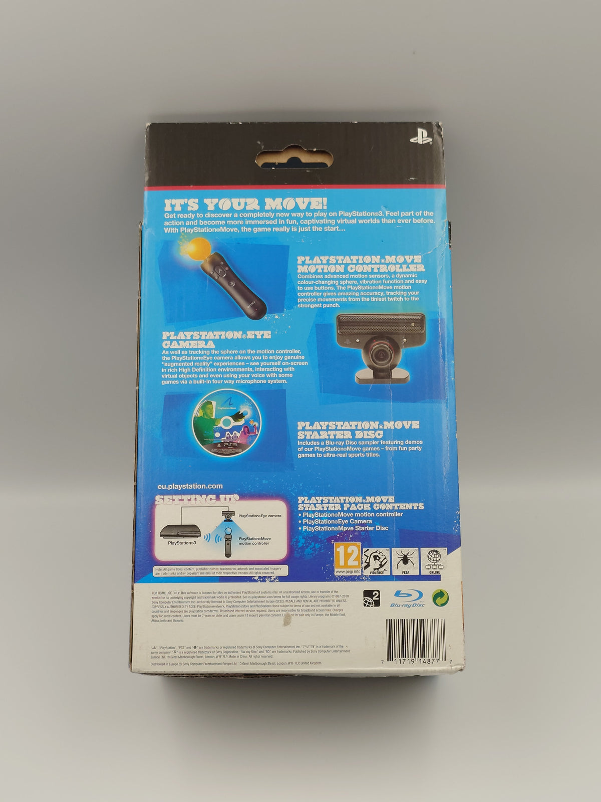 PlayStation Move Starter Pack (PS3, PAL) - Factory Sealed
