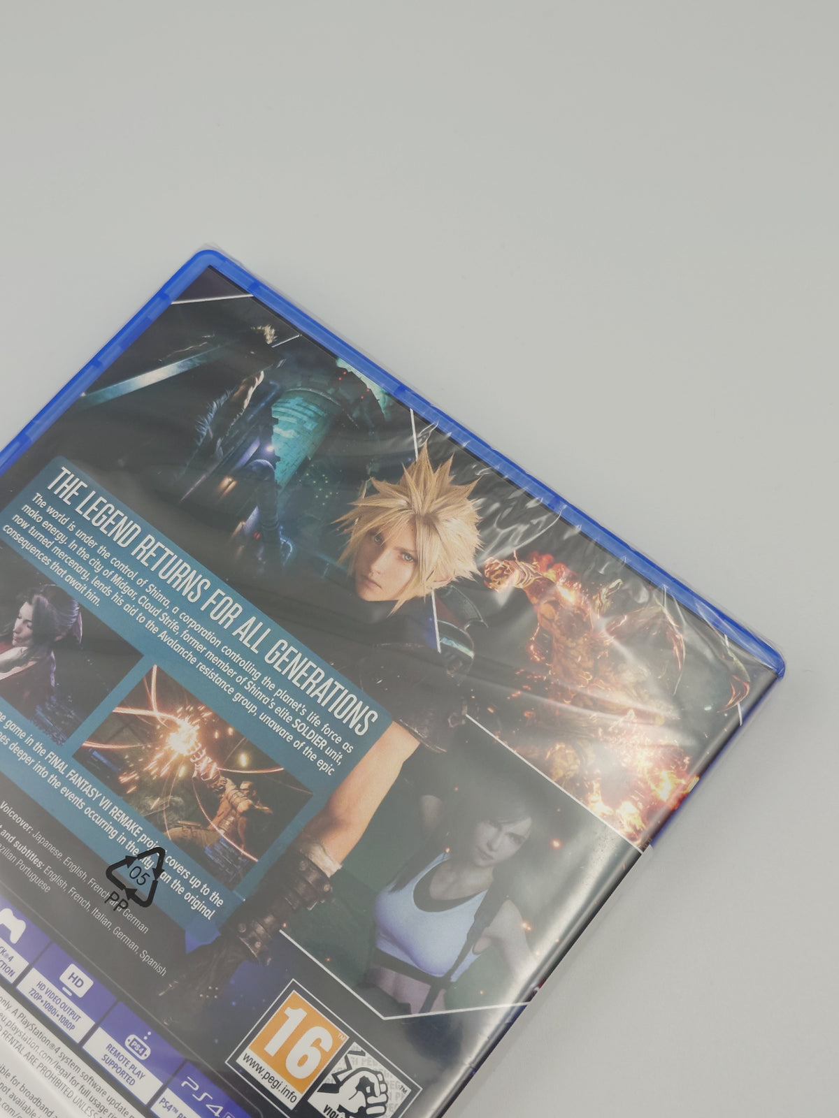 Final Fantasy VII Remake (PS4, UK PAL) - Factory Sealed