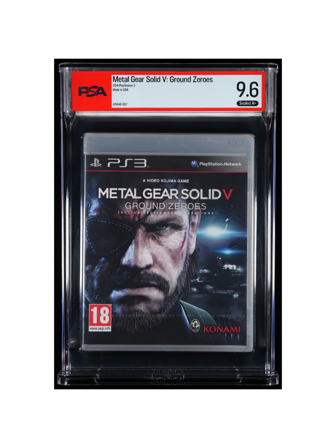 Metal Gear Solid V: Ground Zeroes (PS3, UK PAL, Factory Sealed) - PSA Graded 9.6 A+