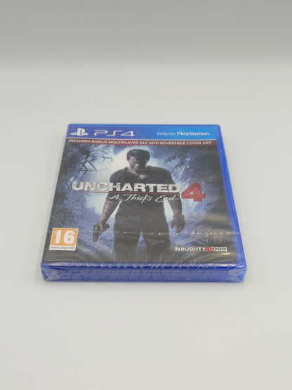 Uncharted 4: A Thief’s End - Reversible Cover (PS4, UK PAL) – Factory Sealed