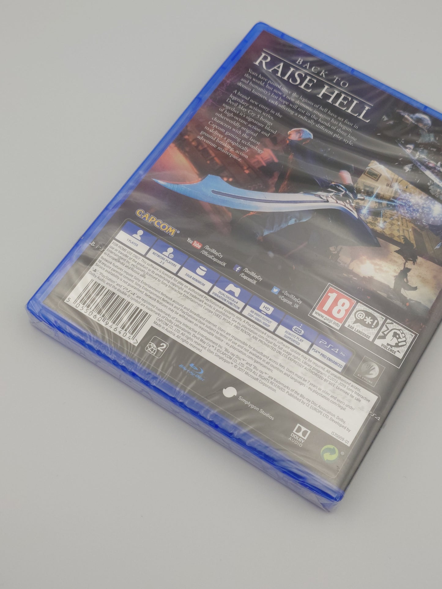 Devil May Cry 5 (PS4, UK PAL) – Factory Sealed