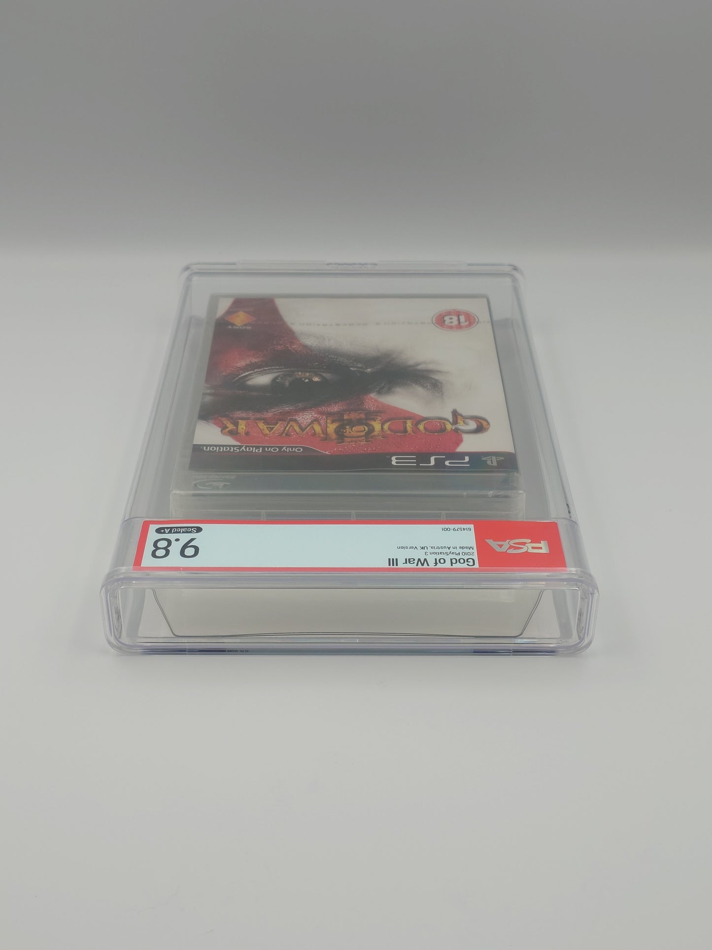 God of War III (PS3, UK PAL, Factory Sealed) - PSA Graded 9.8 A+