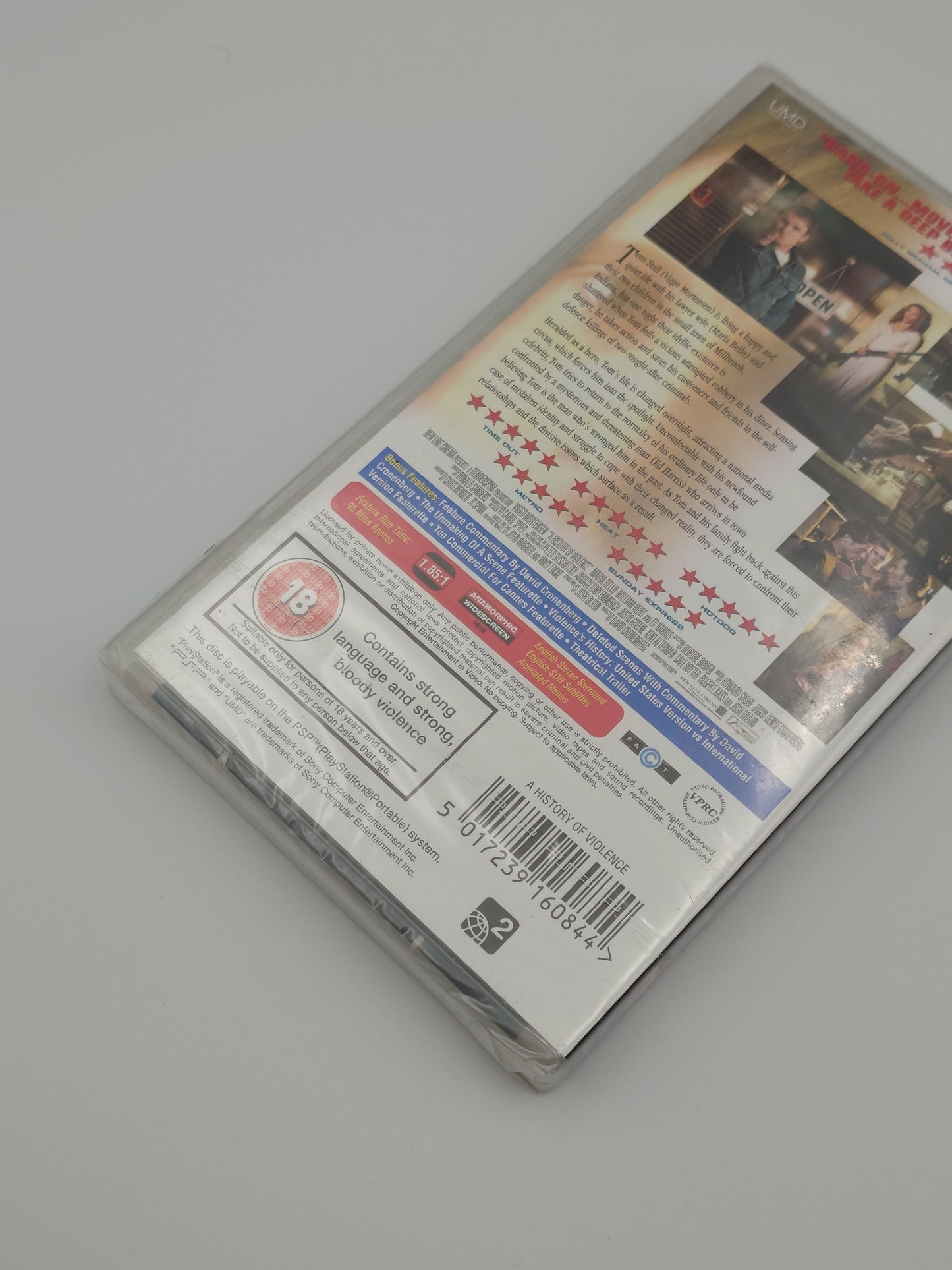 A History of Violence (PSP UMD Video, PAL) – Factory Sealed