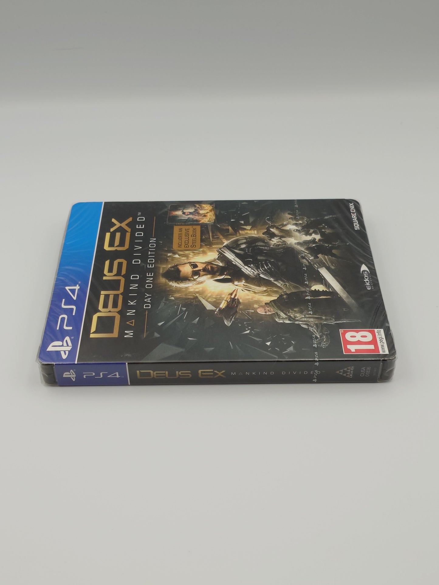 Deus Ex: Mankind Divided – Day One Steelbook Edition (PS4, UK PAL) – Factory Sealed