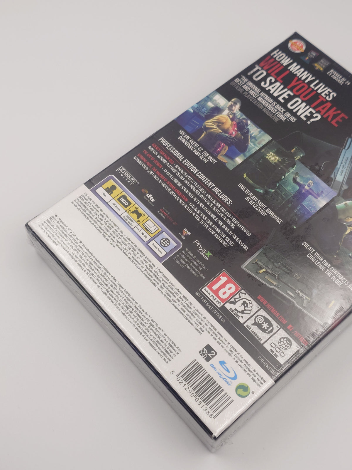 Hitman: Absolution - Professional Edition (PS3, UK PAL) - Factory Sealed