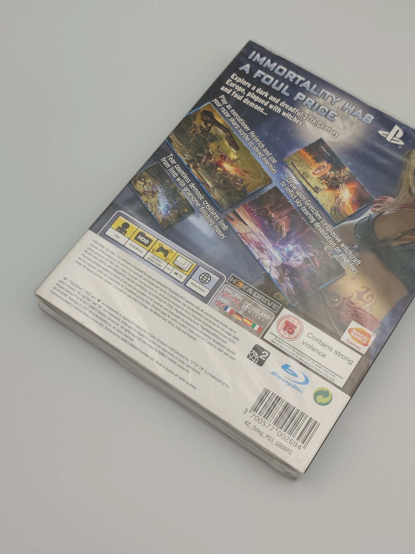 Knight's Contract – Slipcover Variant (PS3, UK PAL) – Factory Sealed