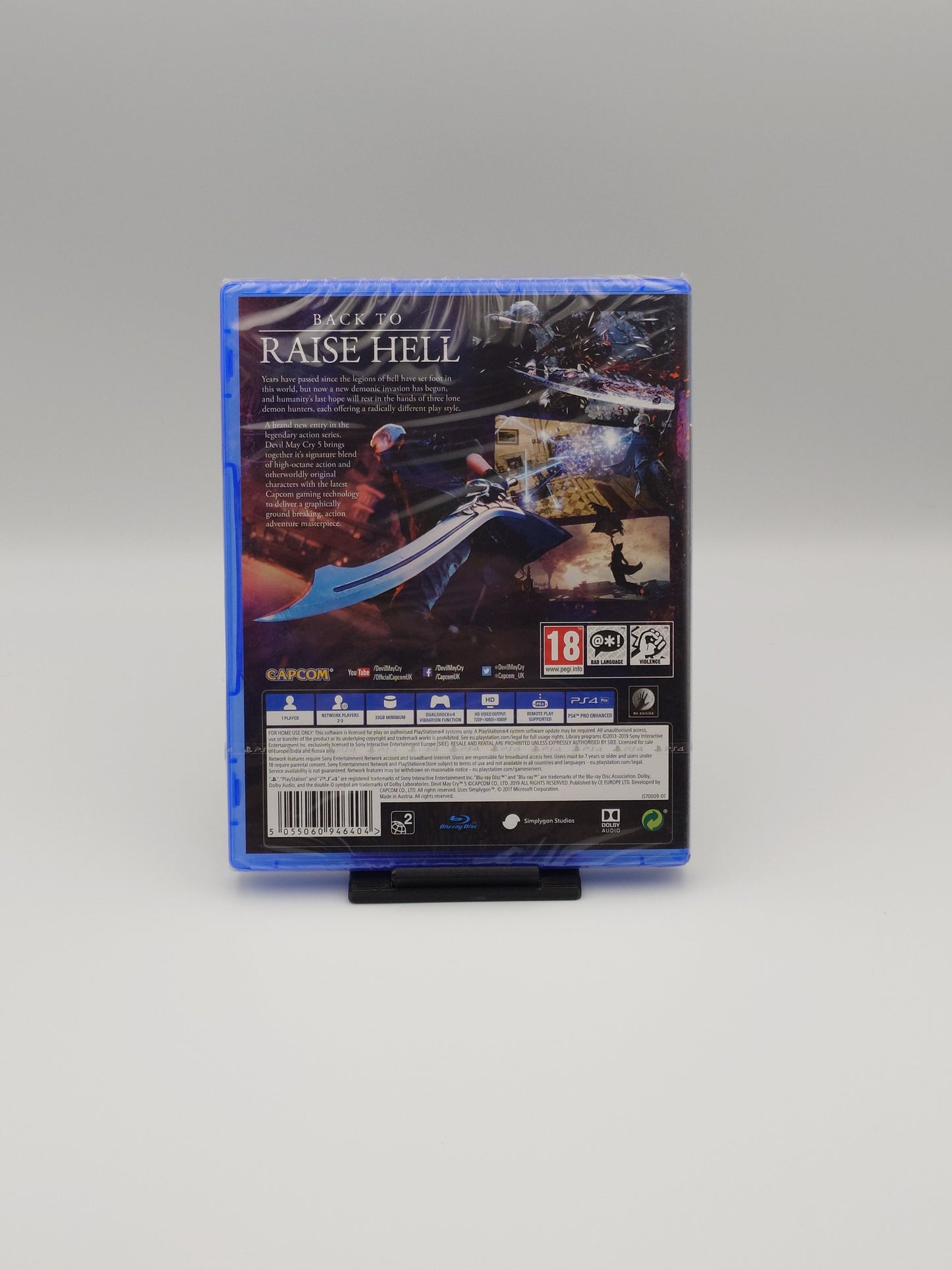 Devil May Cry 5 (PS4, UK PAL) – Factory Sealed