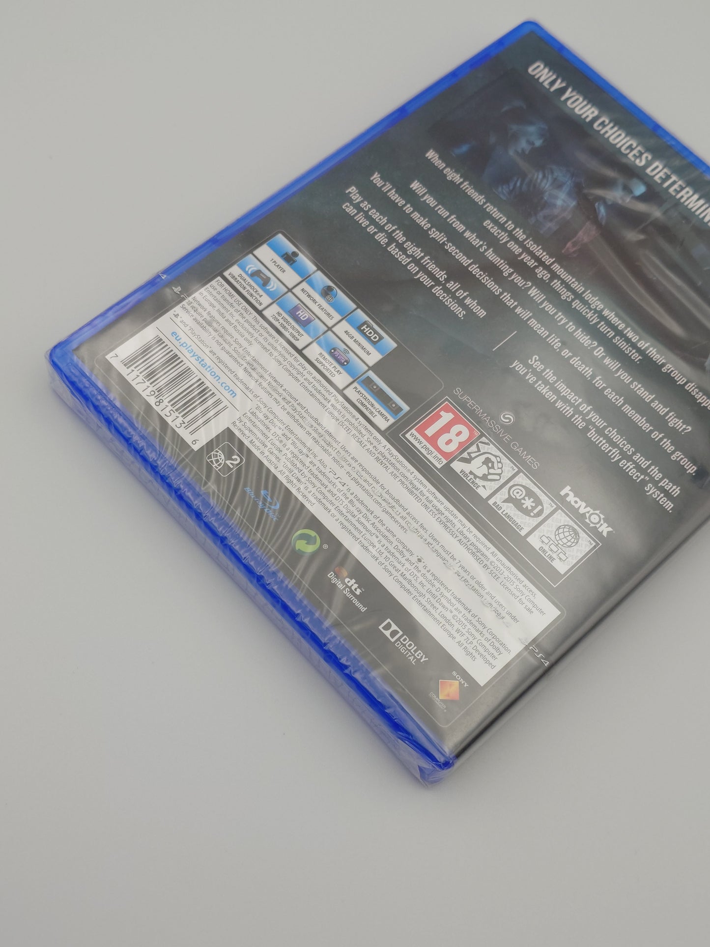 Until Dawn (PS4, PAL) – Factory Sealed